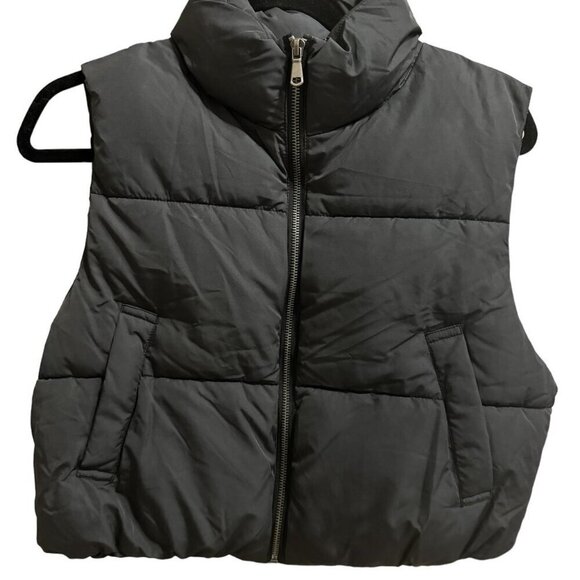tna Jackets & Blazers - Black Puffer Vest With Adjuster